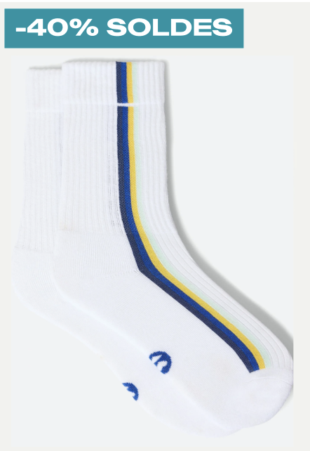 CHAUSSETTES MI-HAUTES MIXTES EN COTON - WILFRIED BLANC