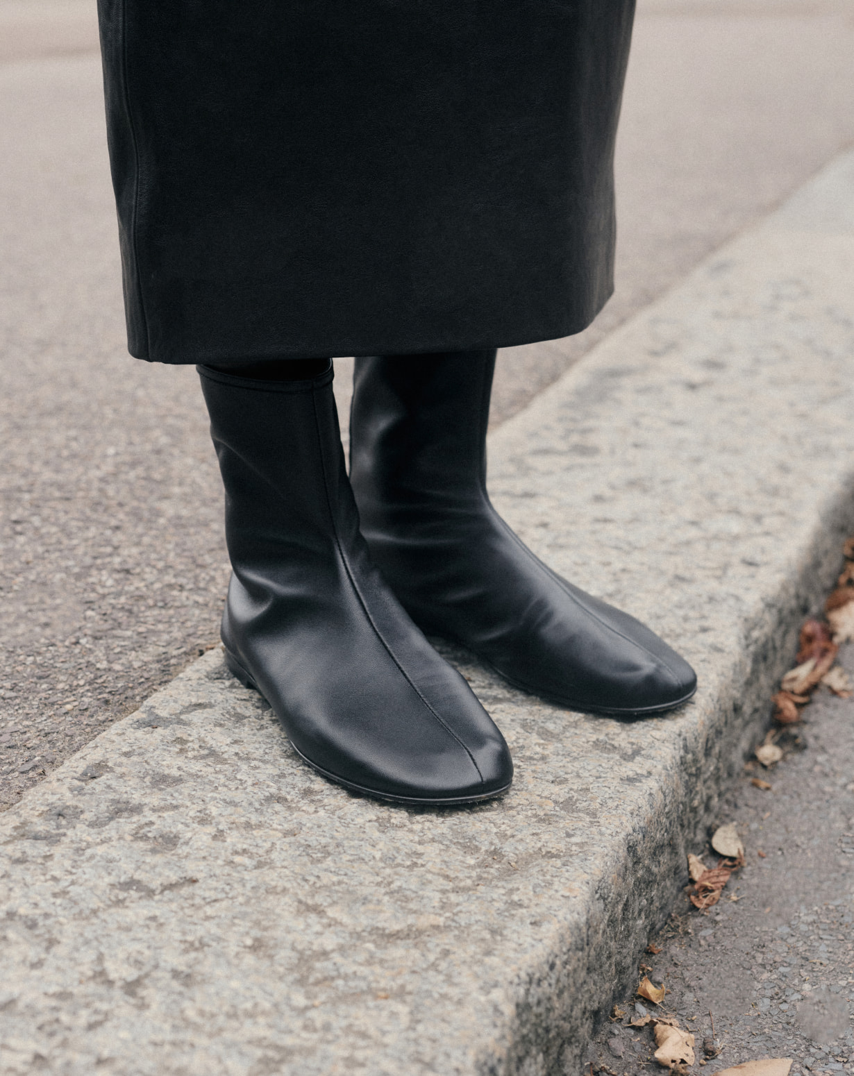 Balla Bootie, Black Leather