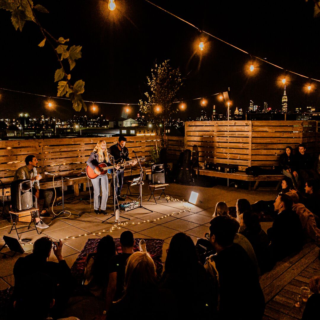 Sofar rooftop performance picture