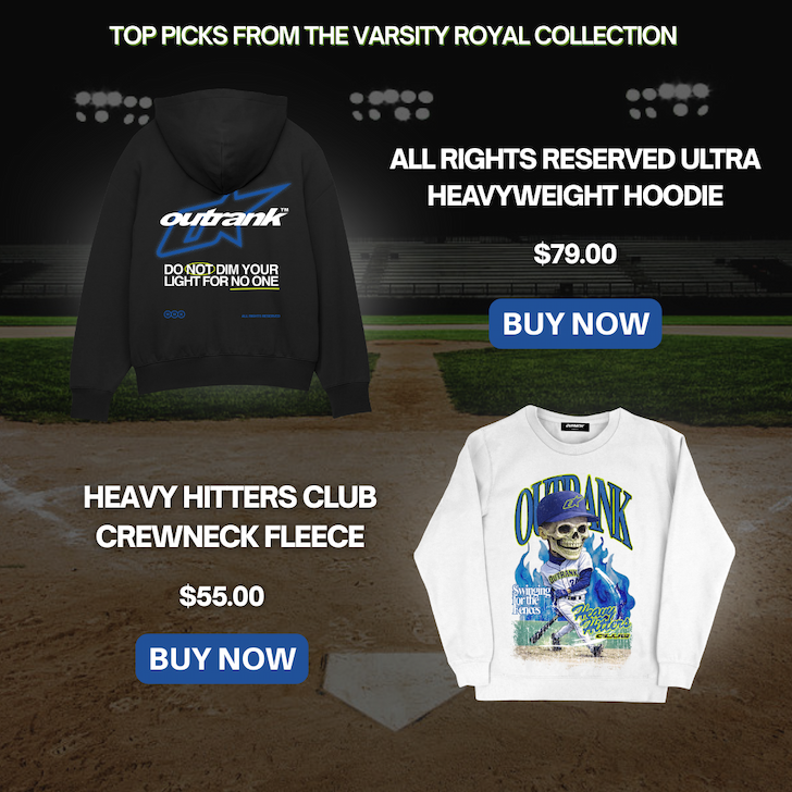 Outrank brand collection to match Air Griffey Max 1 Varsity Royal 