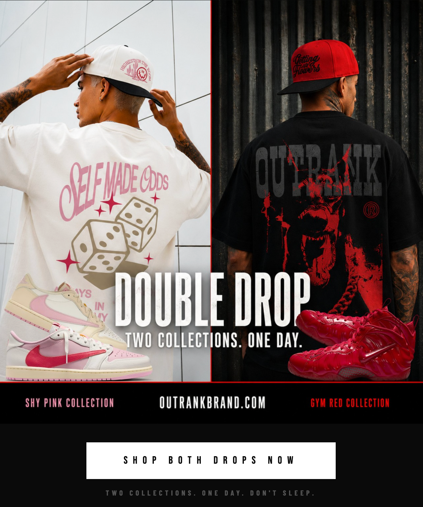 Outrank Brand DOUBLE DROP 