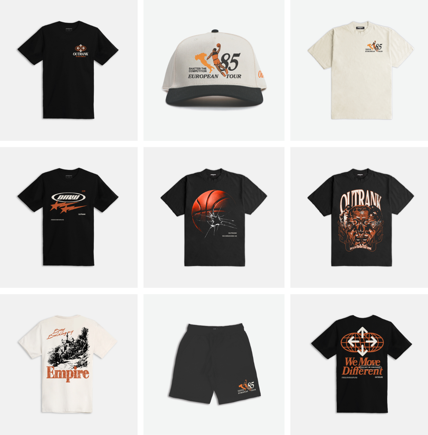 Outrank brand collection to match Air Jordan 1 Low OG 