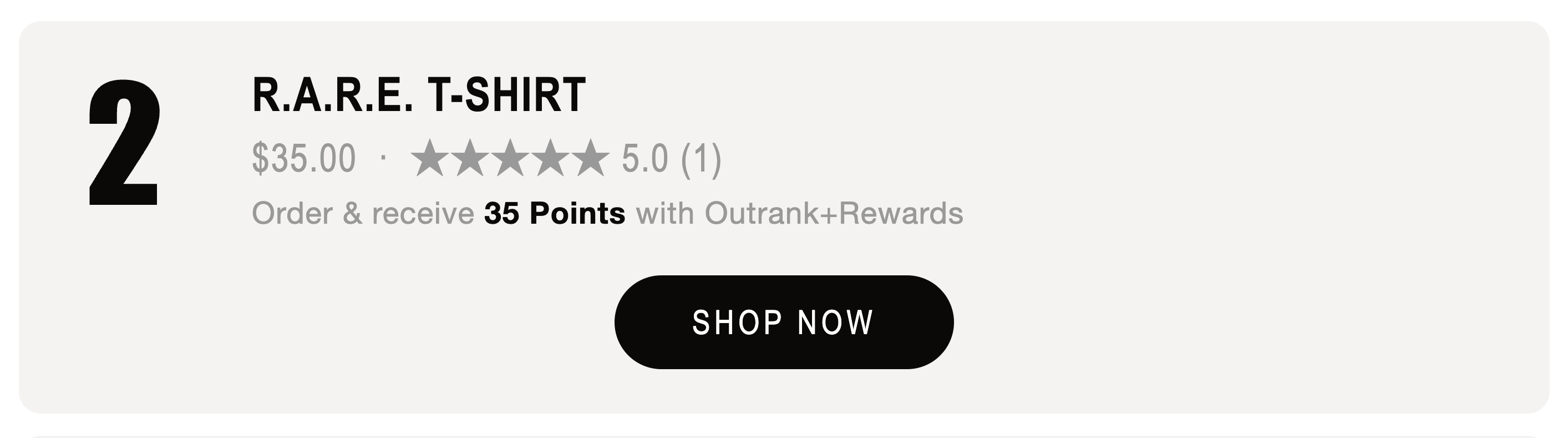 R.A.R.E. T-SHIRT