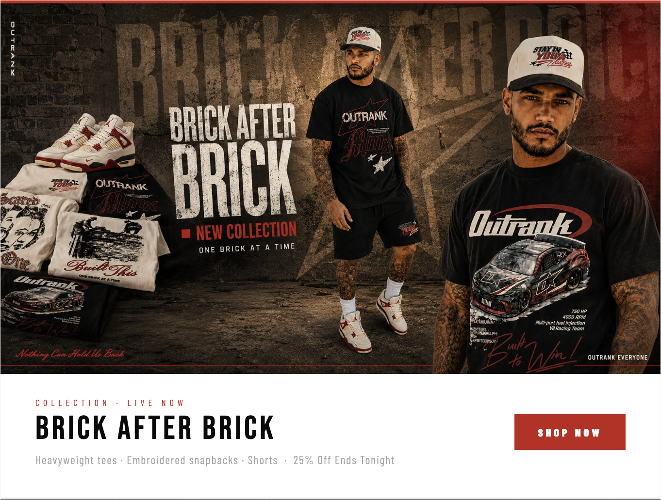Outrank Brand 25%OFF SITEWIDE