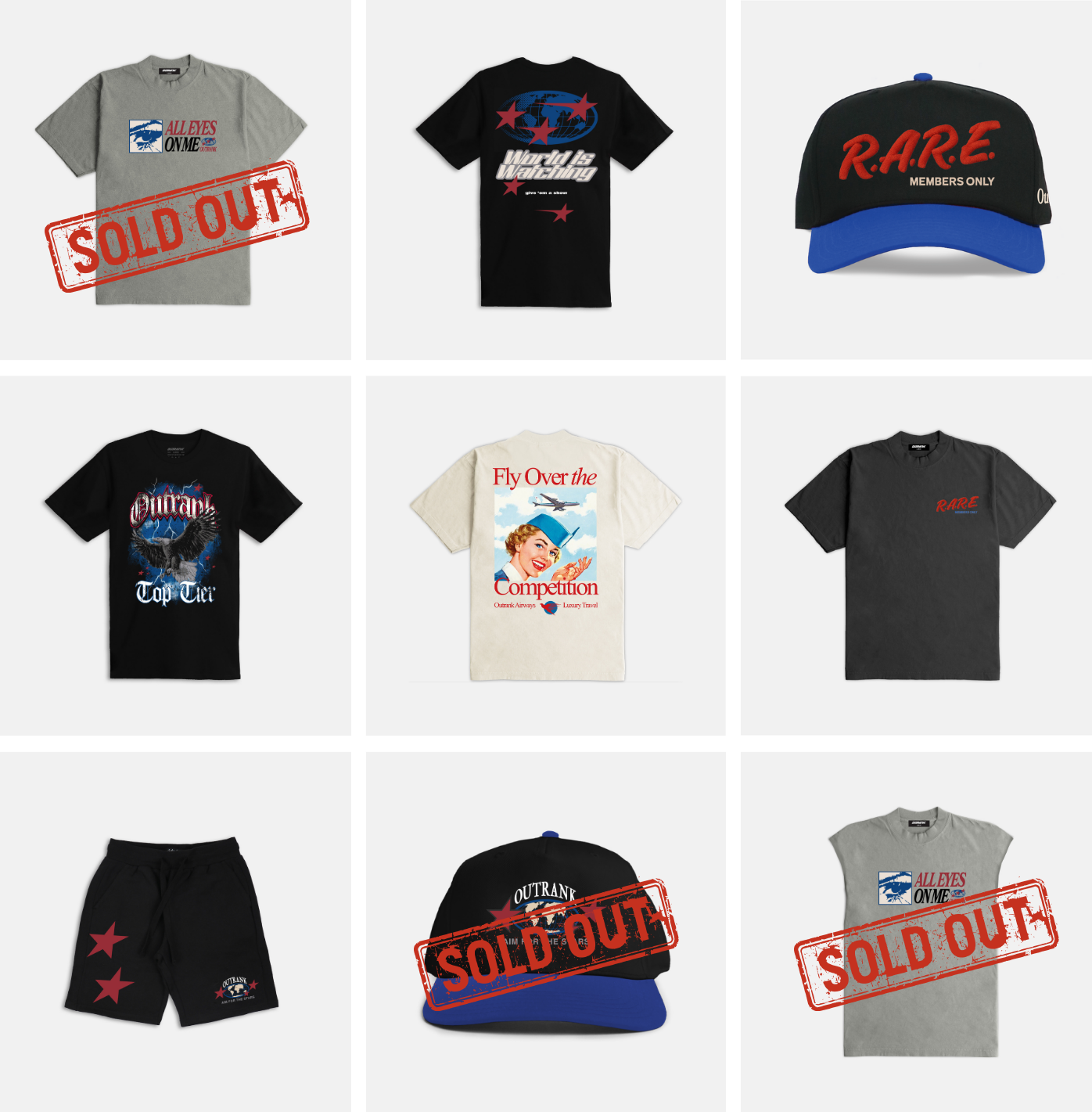 Outrank brand collection to match Air Jordan 1 Low OG 