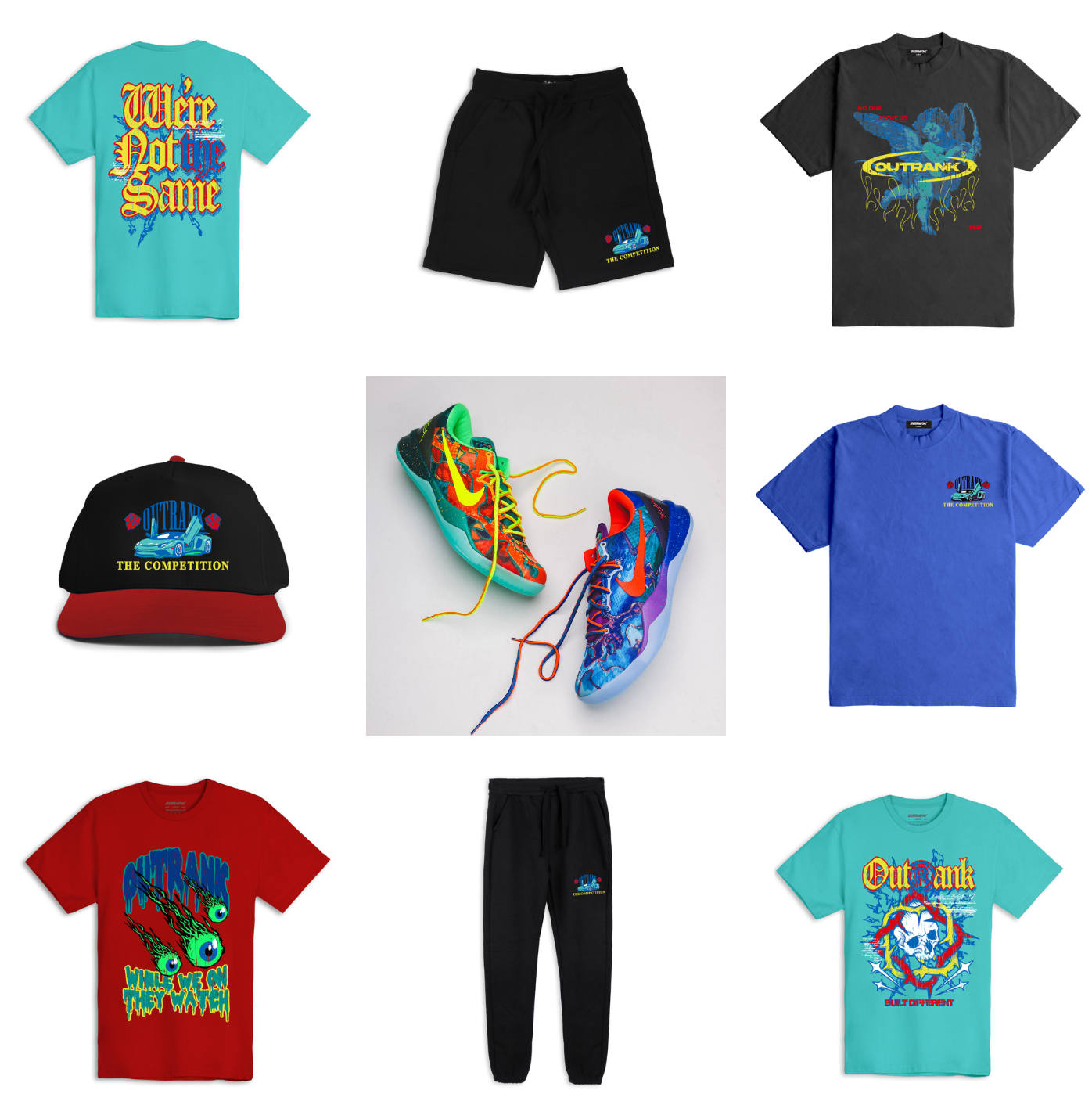 Outrank brand collection to match Jordan Brand sneakers