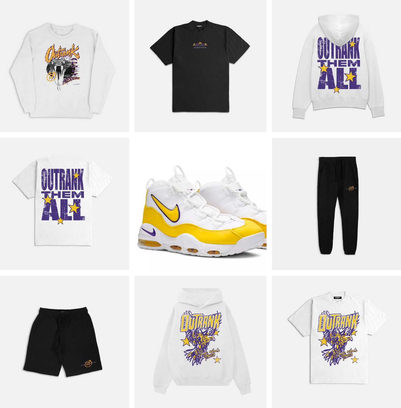 Outrank brand collection to match Jordan Brand sneakers