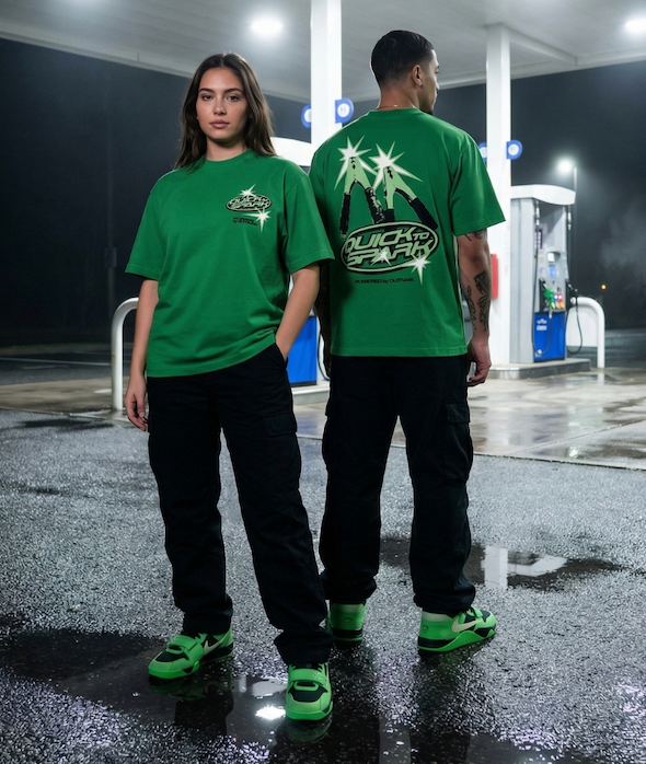 Outrank brand collection to match Jordan Jumpman Jack "Green Spark"