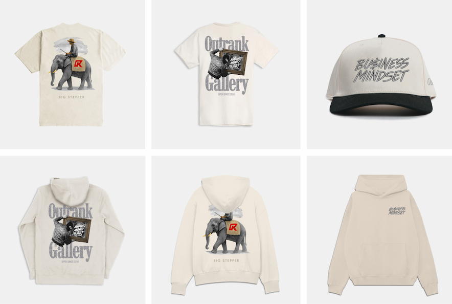 Outrank brand collection to match Air Jordan 1 Low OG 