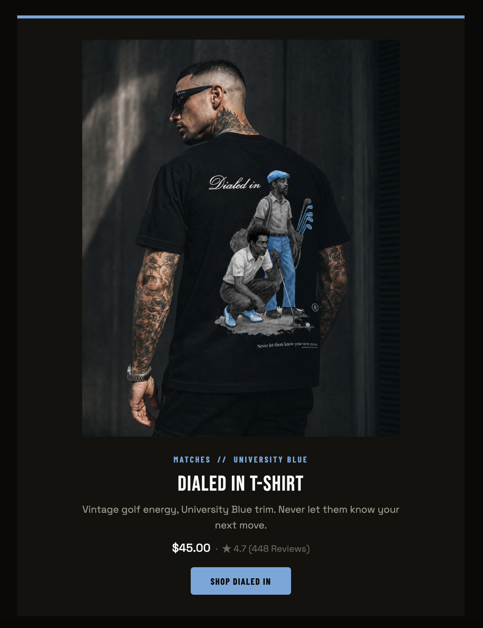 DIALED IN ULTRA HEAVYWEIGHT T-SHIRT