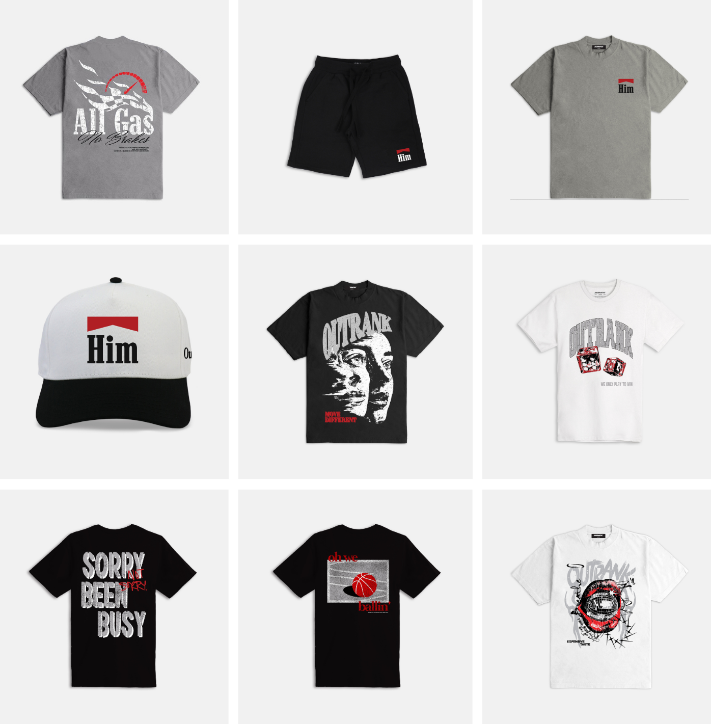 Outrank brand collection to match Air Jordan 1 Low OG 