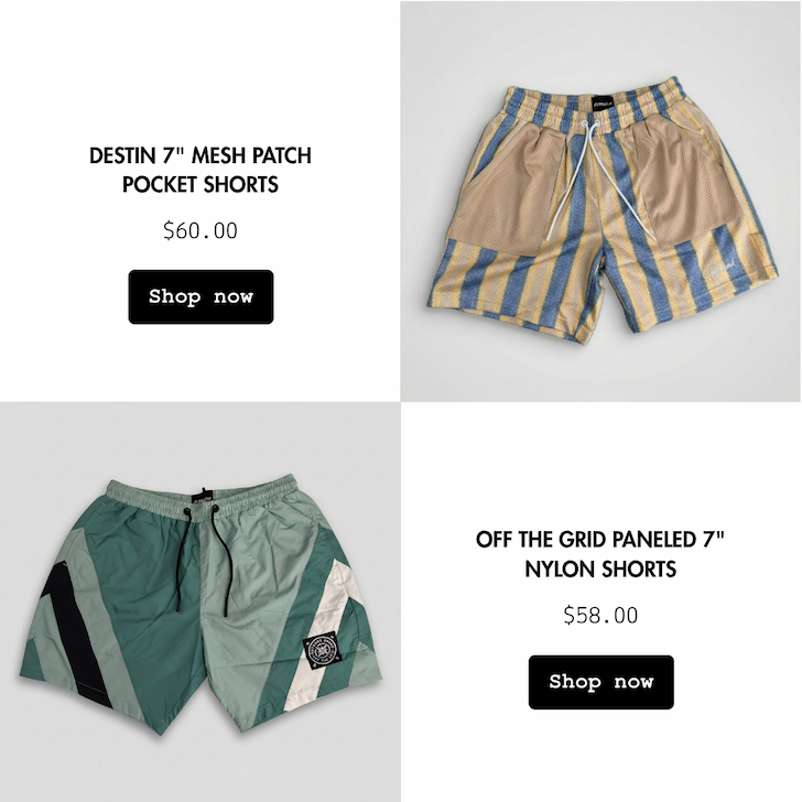 Outrank Brand Shorts