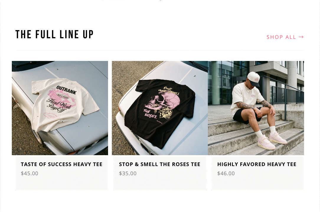 Outrank Brand Collection to match AJ4 Iced Carmine