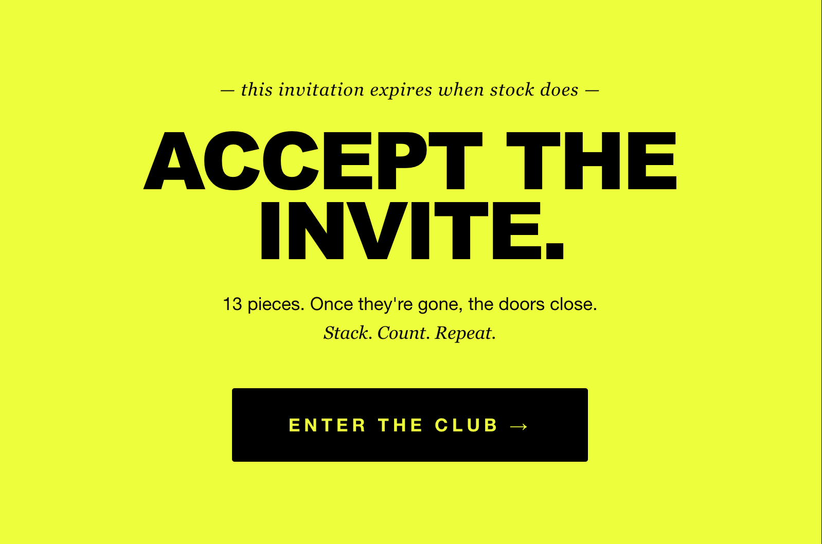 Outrank Brand Counting Club Lot.005