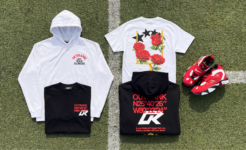 Outrank brand collection to match Air Jordan 1 Low OG 