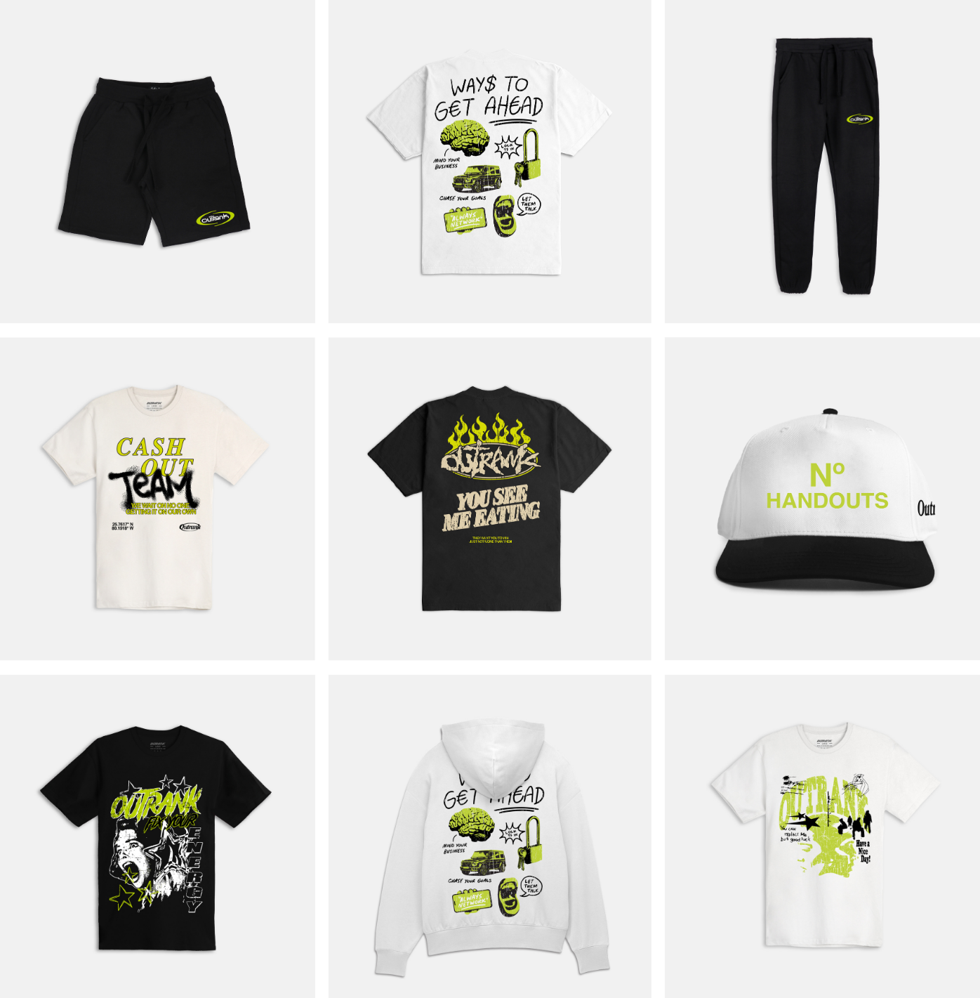 Outrank brand collection to match Air Jordan 1 Low OG 