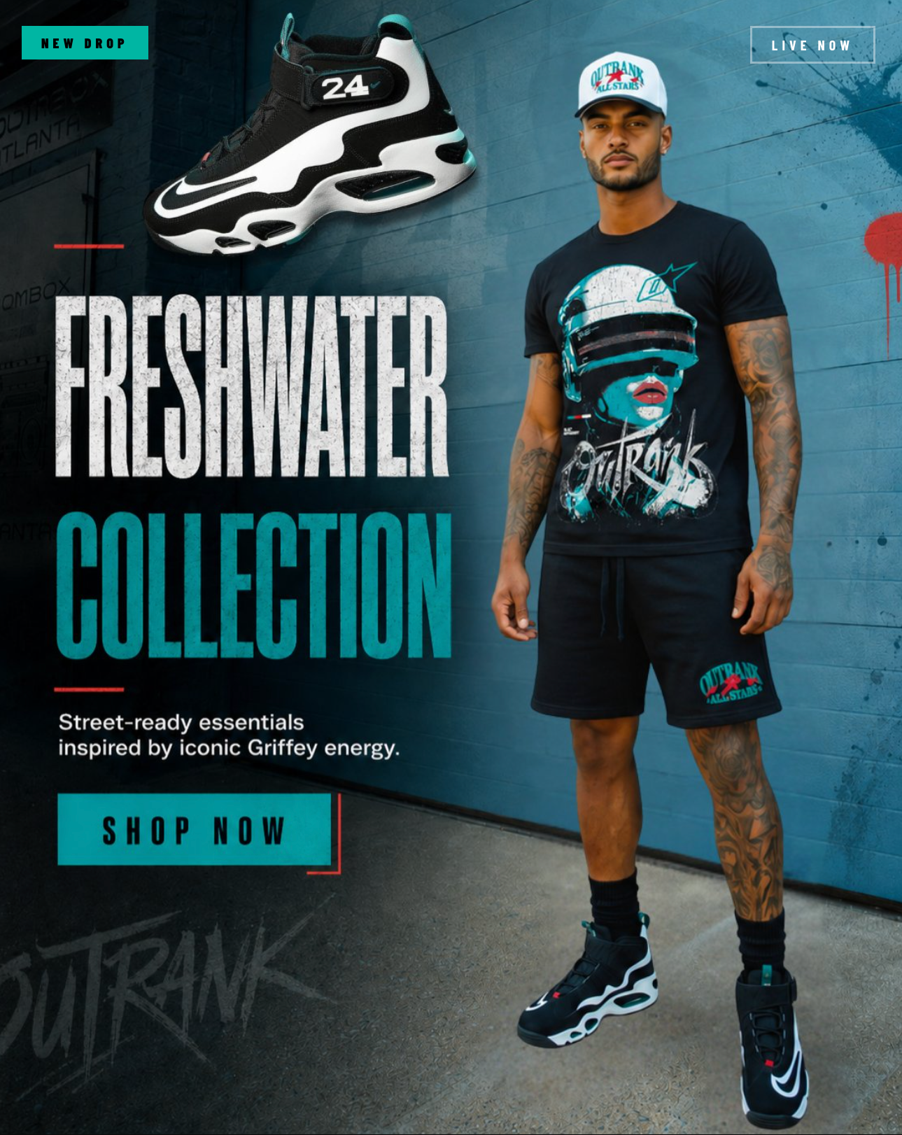 Outrank Brand Collection to match GRIFFEY FRESHWATER