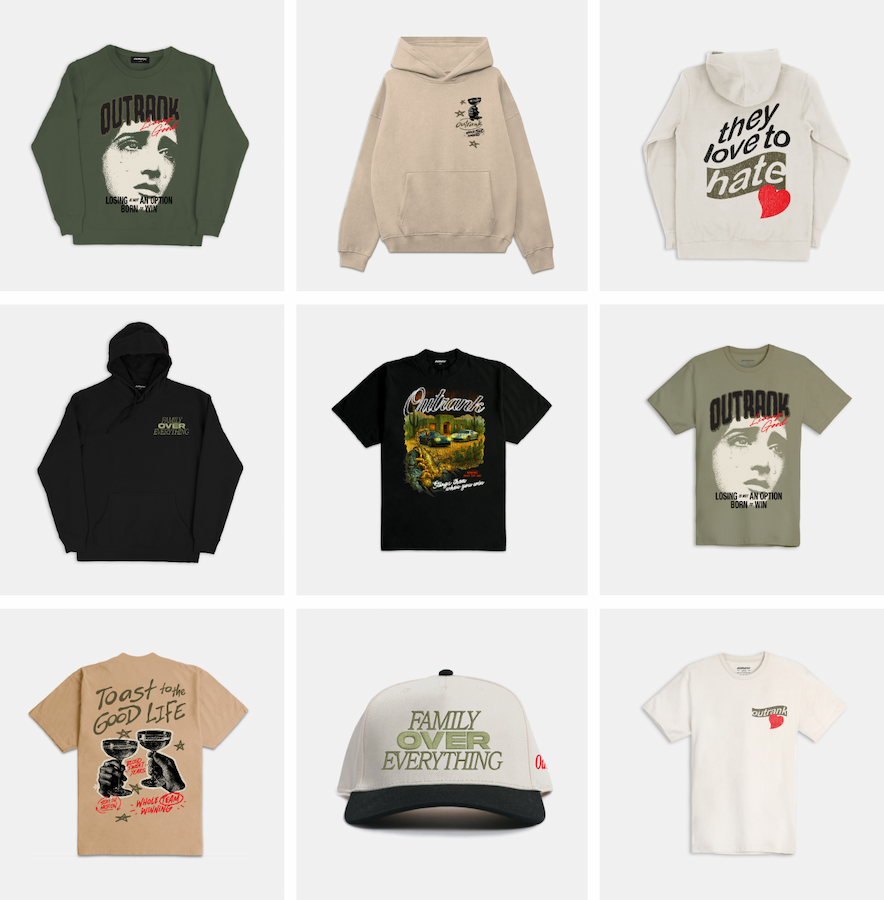 Outrank brand collection to match Air Jordan 1 Low OG 