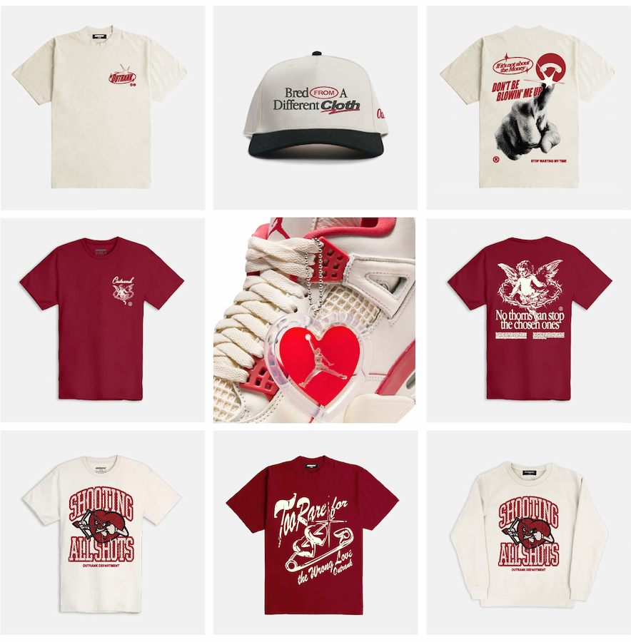 Outrank brand collection to match Air Jordan 1 Low OG 