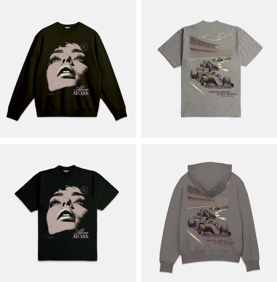 Outrank brand collection to match Air Jordan 1 Low OG 