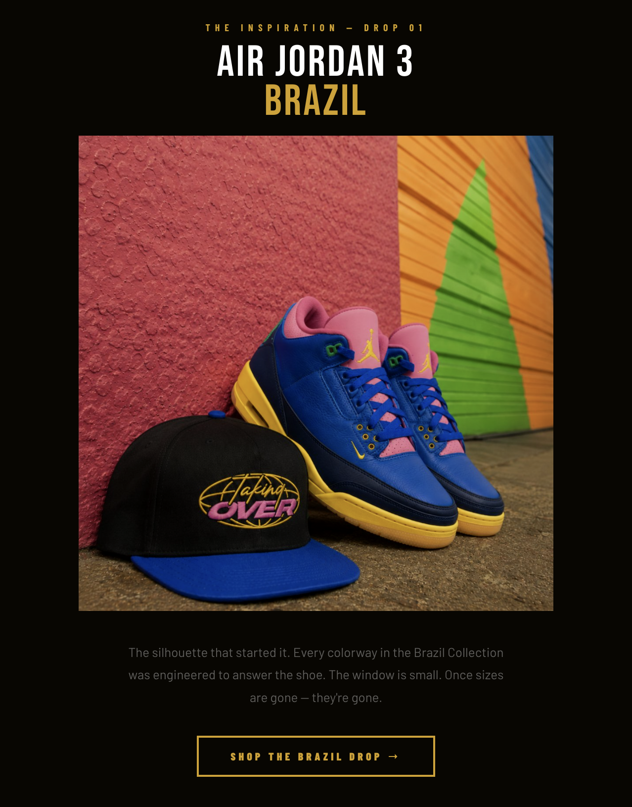 Outrank Brand Collection to match AJ3 BRAZIL