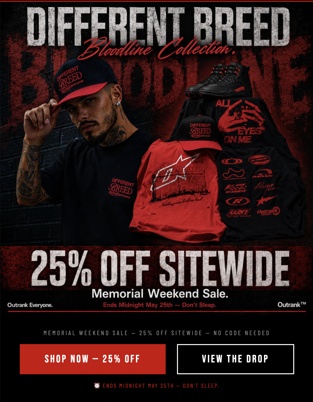 Outrank Brand BLOODLINE COLLECTION