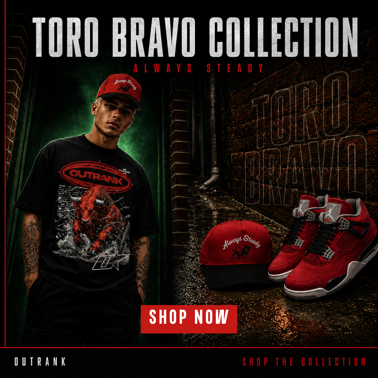 Outrank Brand Toro Bravo Collection