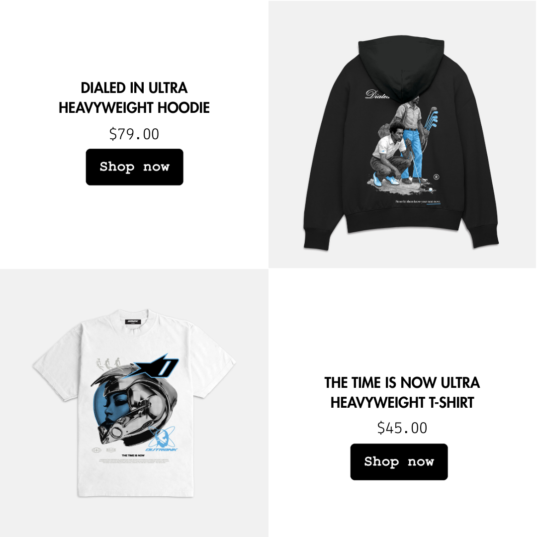 Outrank brand collection to match Air Jordan 14 Black & University Blue