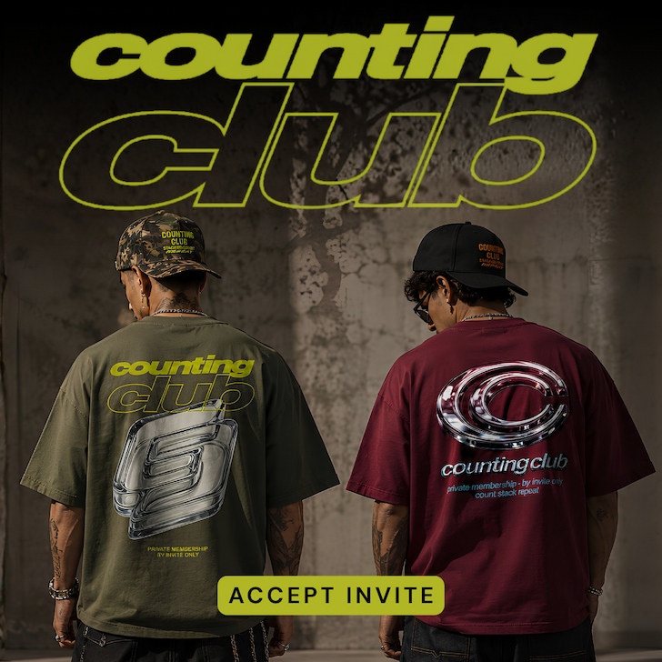 Outrank Brand Counting Club Lot.005