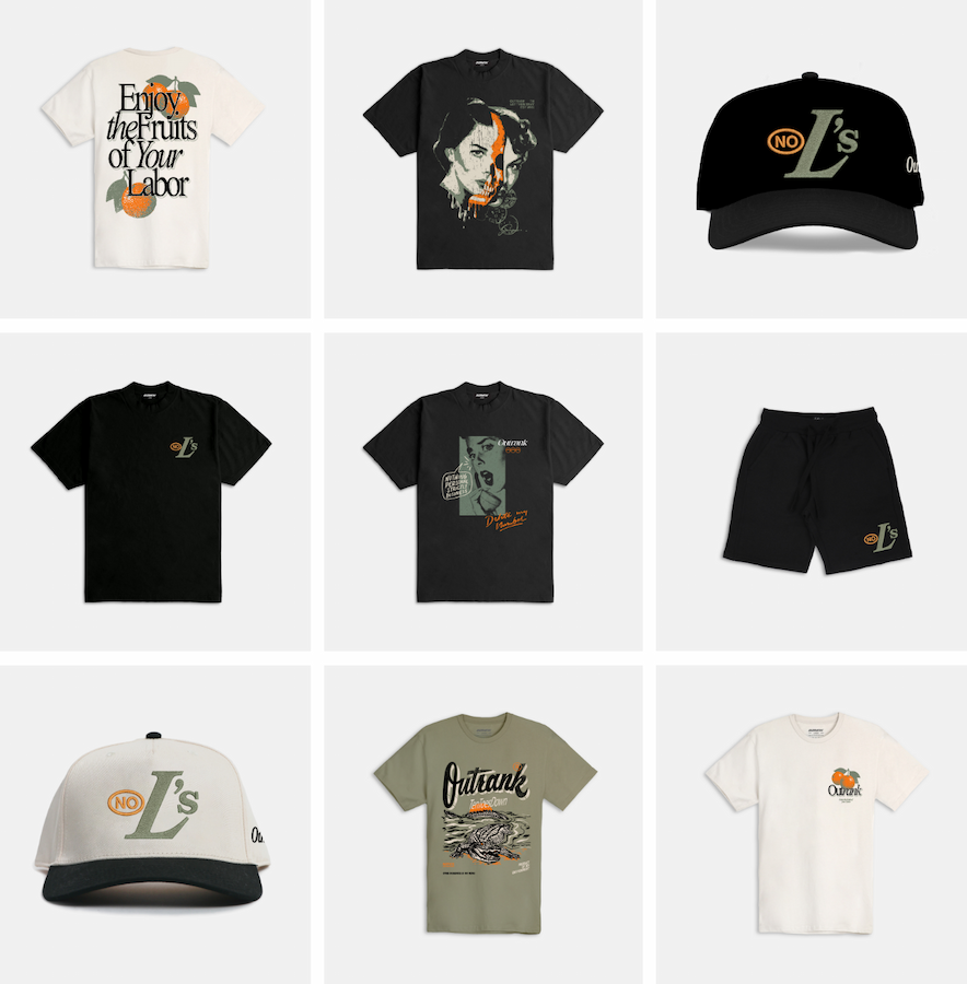 Outrank brand collection to match Air Jordan 1 Low OG 