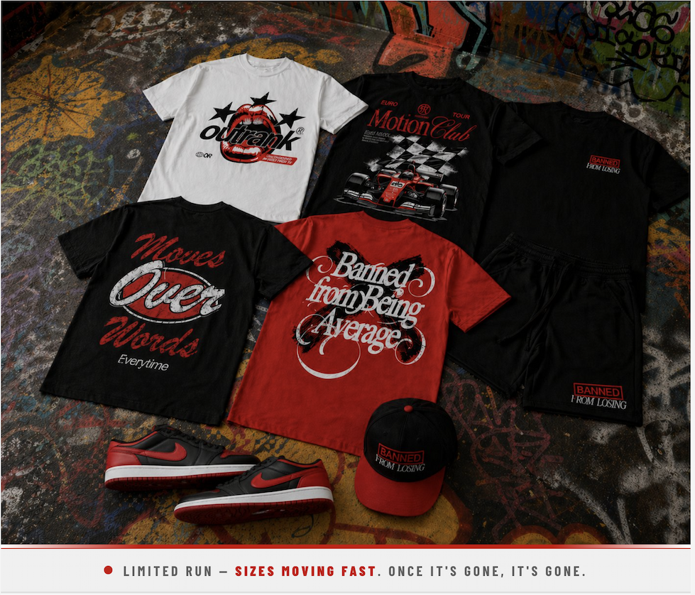 Outrank Brand Collection to match AJ1 BANNED