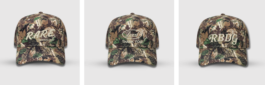 Outrank Brand NEW CAMO HATS