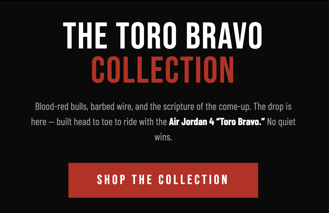 Outrank Brand Toro Bravo Collection