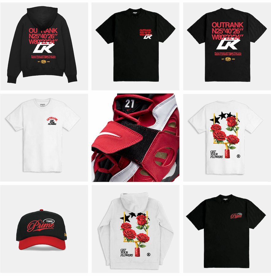 Outrank brand collection to match Air Jordan 1 Low OG 