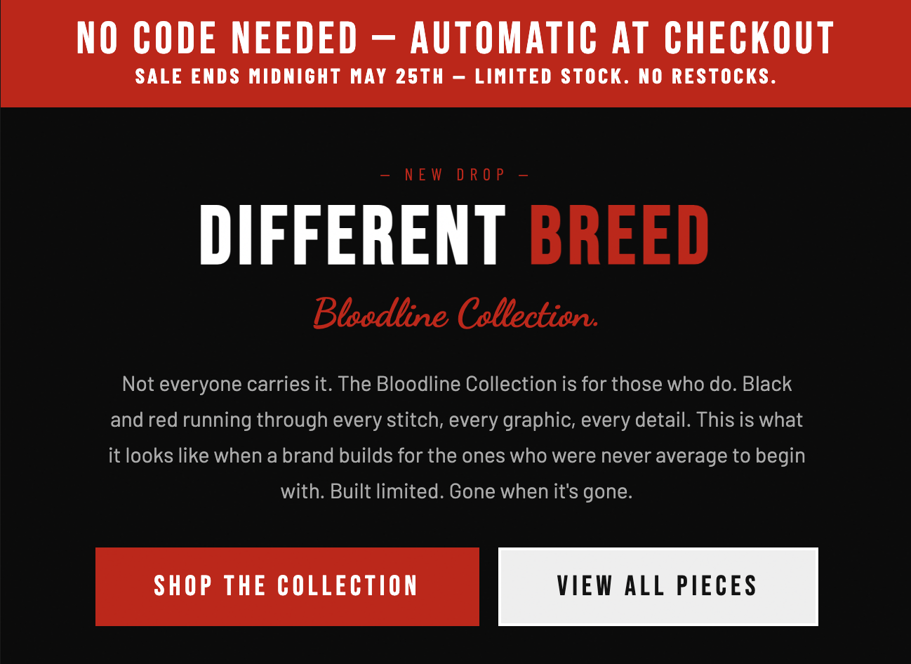 Outrank Brand BLOODLINE COLLECTION