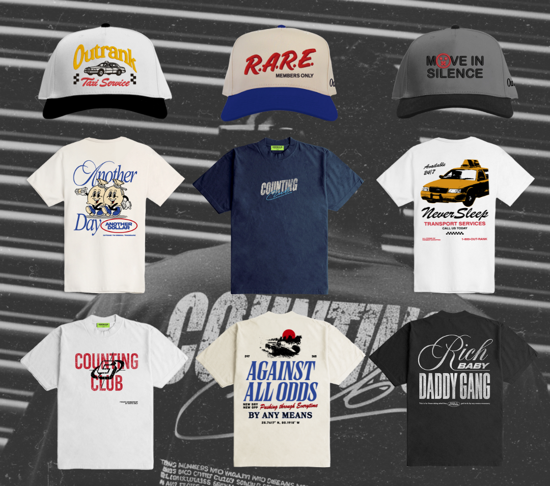 Outrank brand collection to match Air Jordan 1 Low OG 