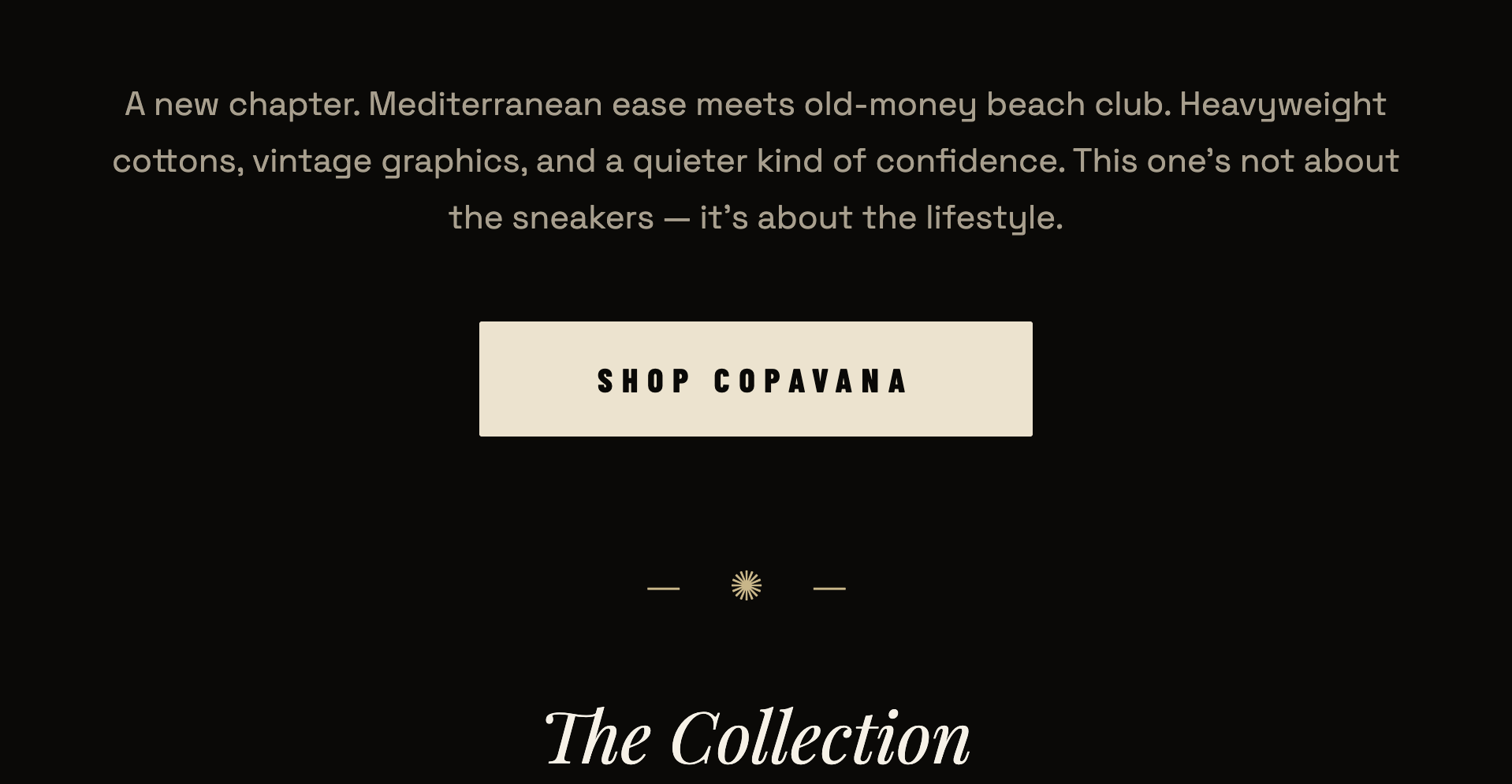 Outrank Brand Copavana Collection 