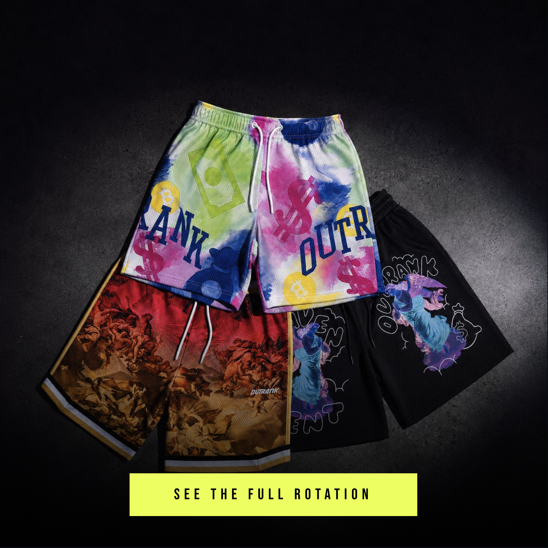 Outrank Brand Shorts 
