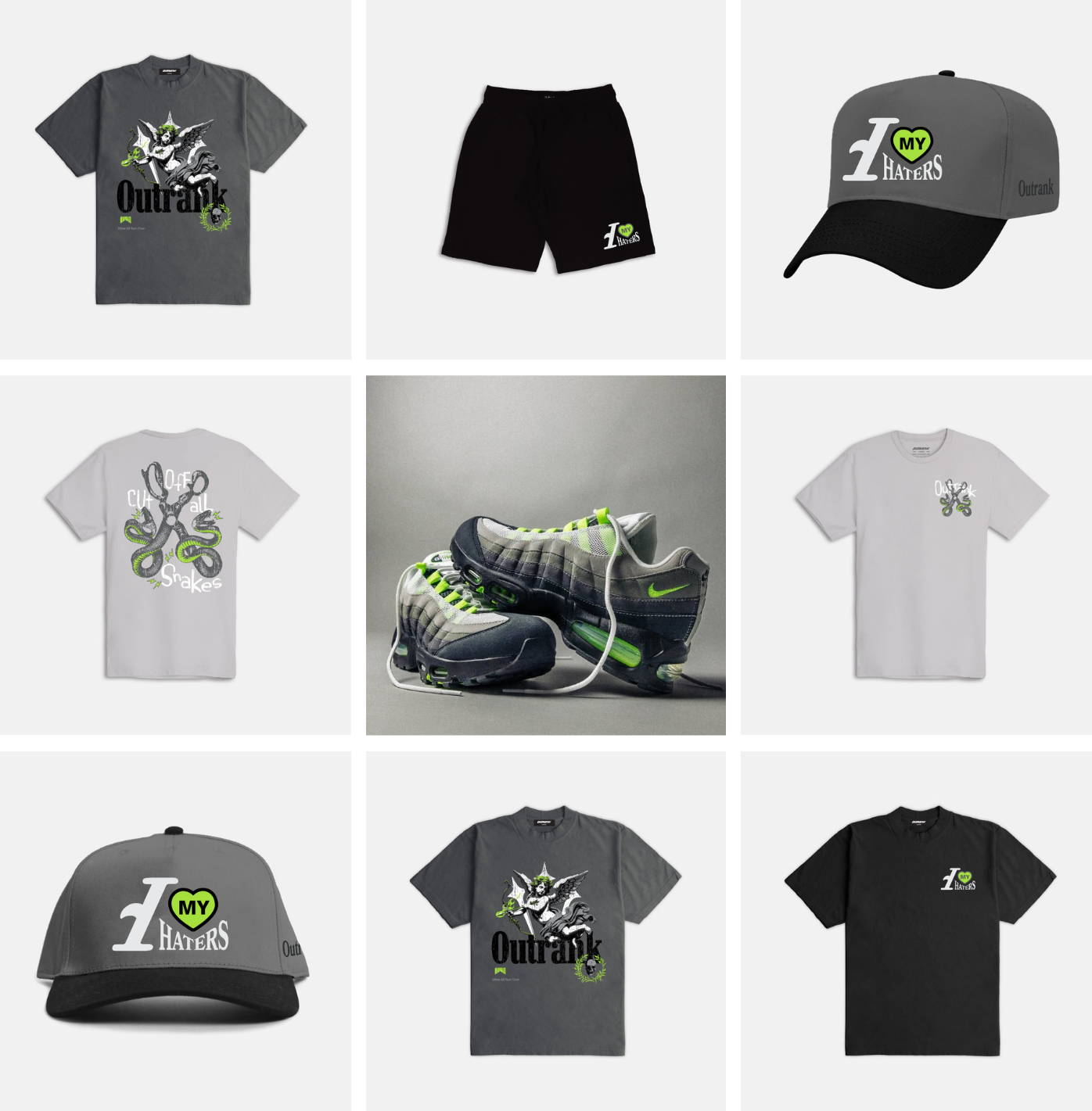 Outrank brand collection to match Air Jordan 1 Low OG 