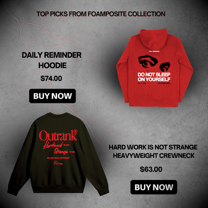 Outrank brand collection to match Foamposite x Stranger Things