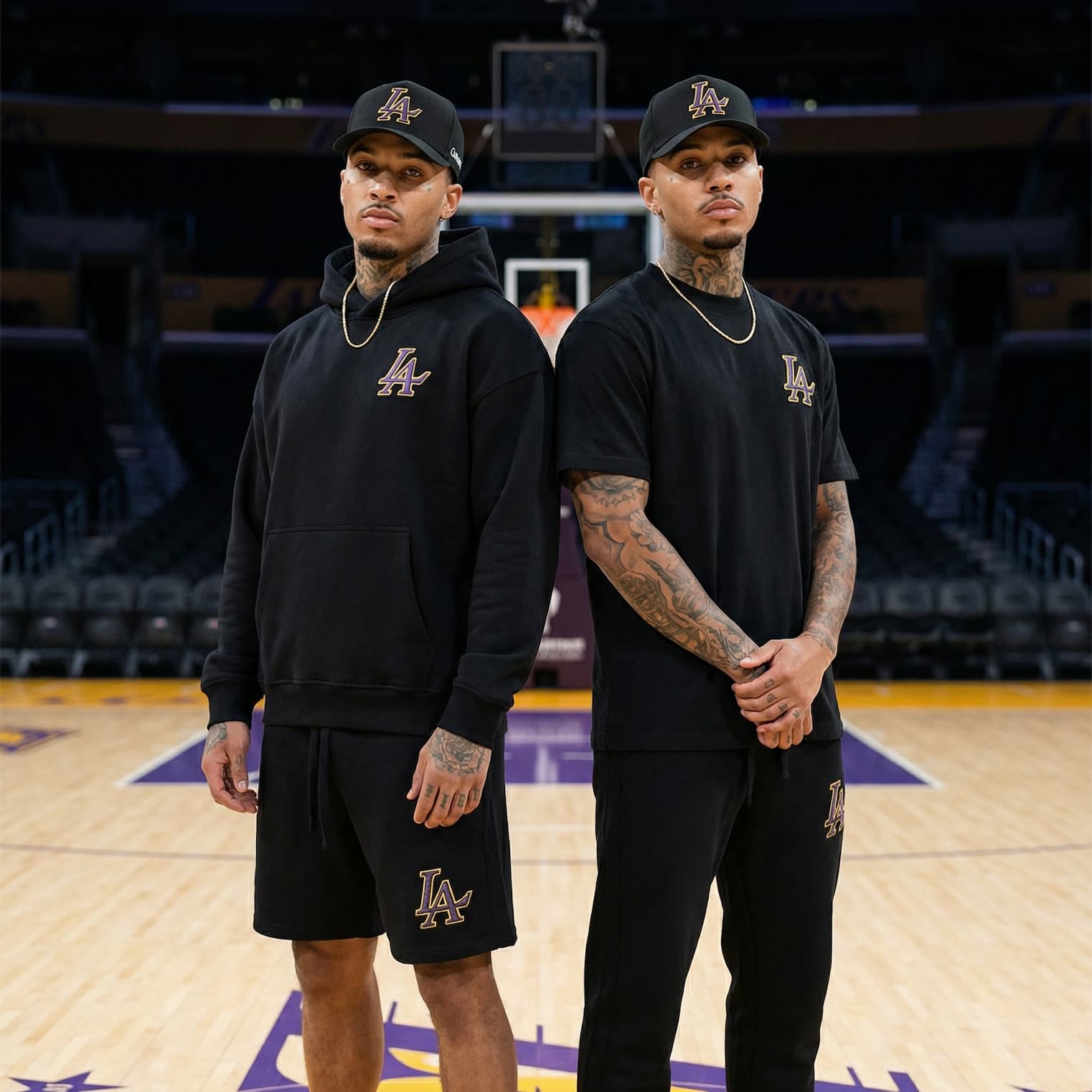 Outrank brand collection to match Air Jordan 4 Lakers