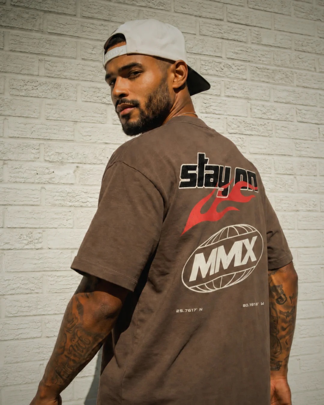 Outrank Brand STAY ON ULTRA HEAVYWEIGHT T-SHIRT