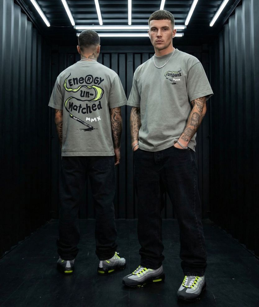 Outrank brand collection to match Air Max 95 Neon Yellow