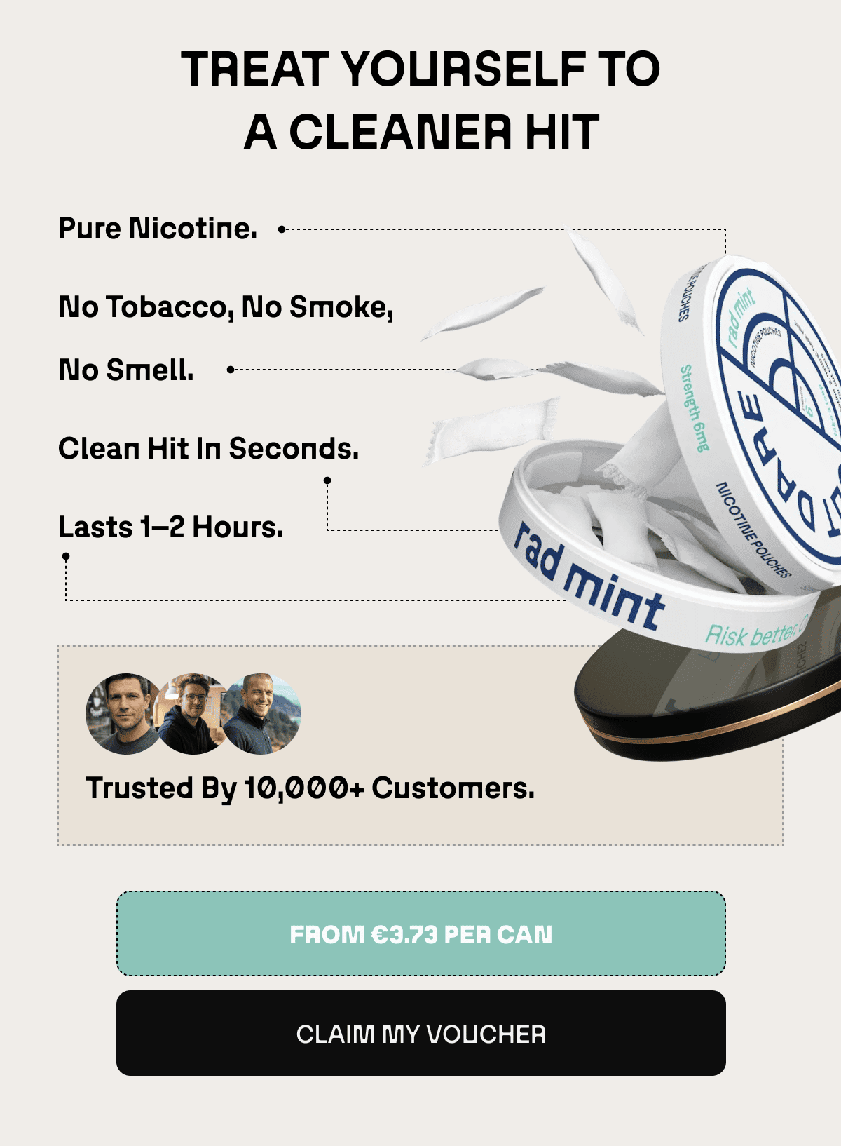 Treat yourself to a cleaner hit. 