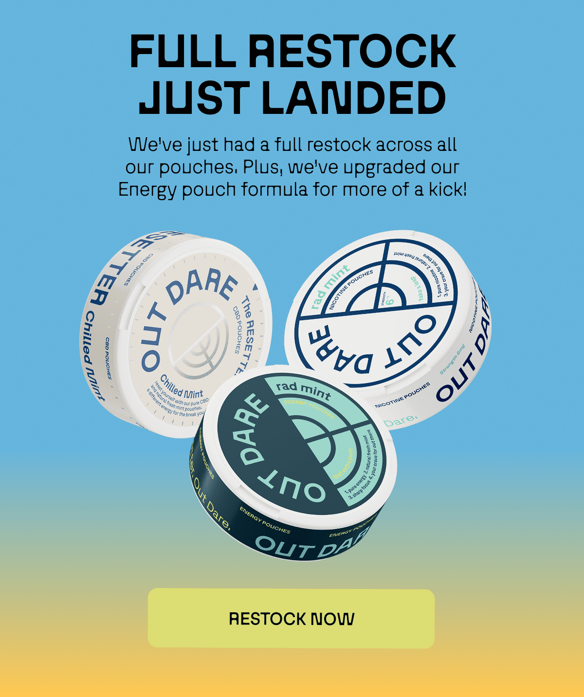 FULL RESTOCK JUST LANDED