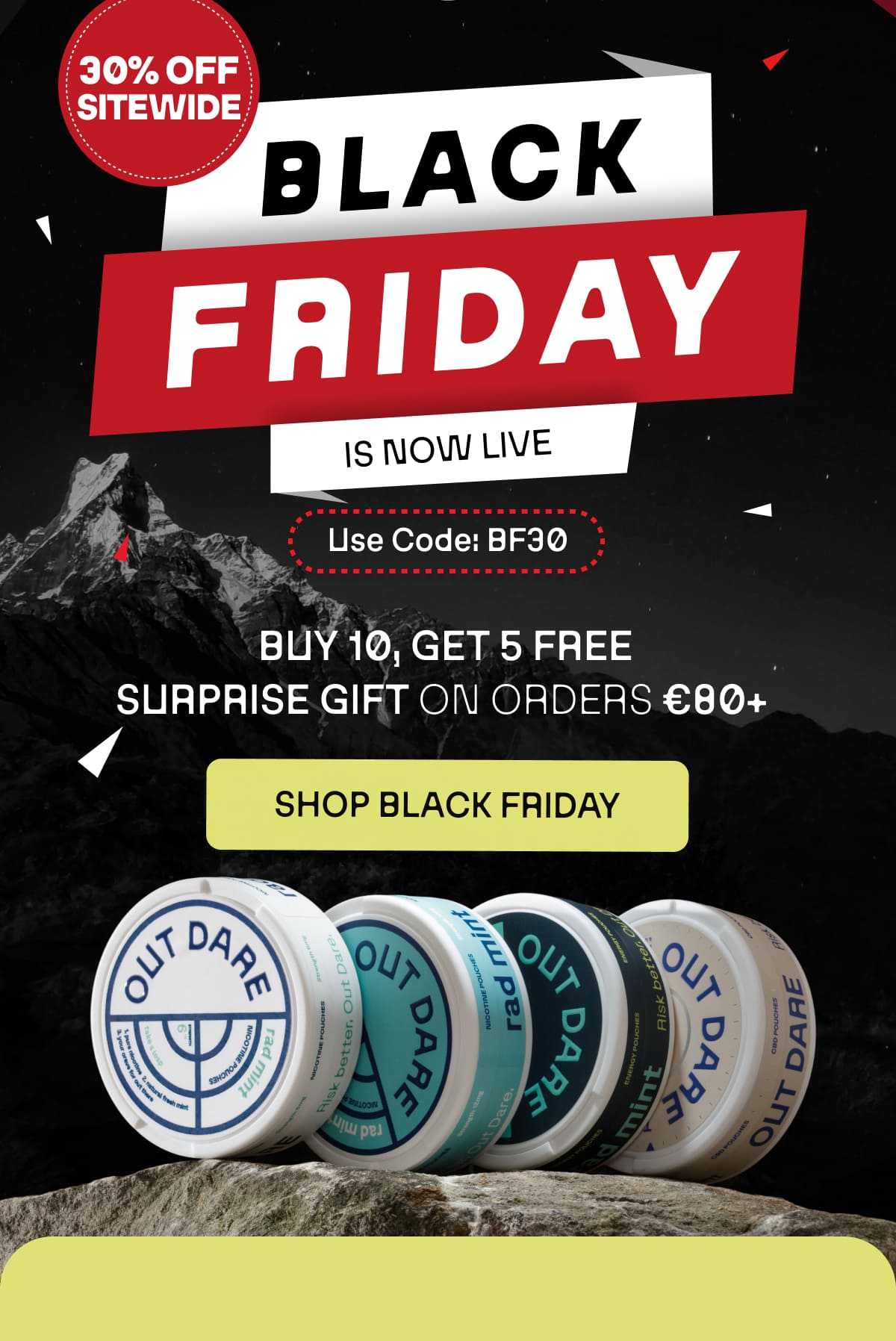 Black Friday is now live