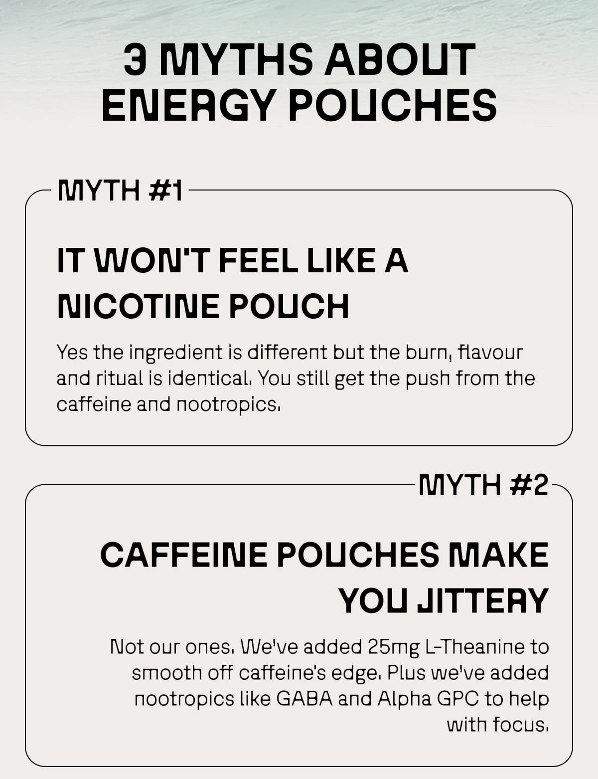 3 Myths About Energy Pouches
