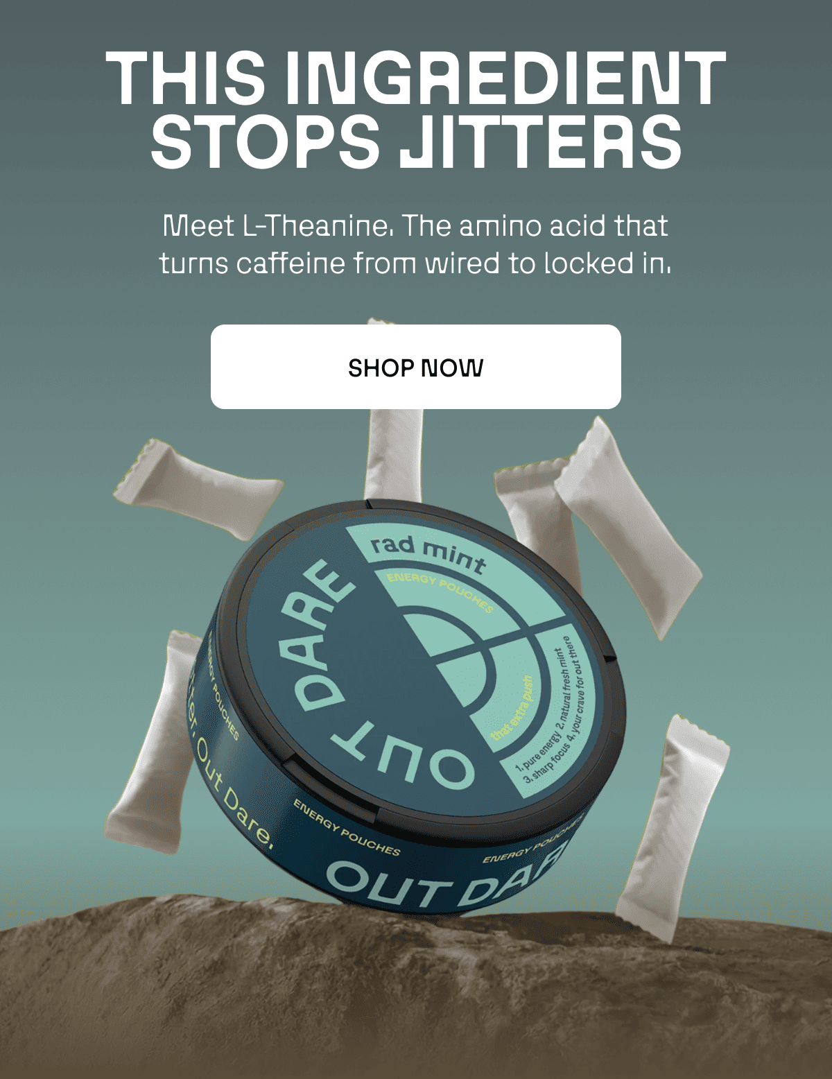This stops jitters - meet L-Theanine