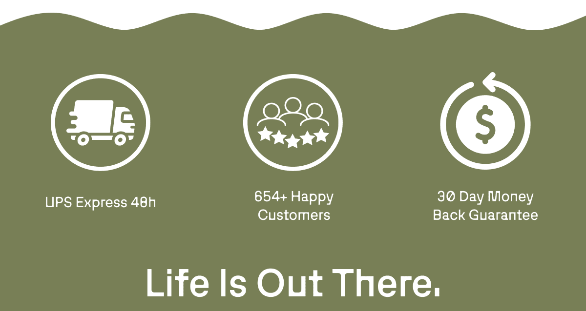 USP Express Shipping. 654+ Happy Customers. 30 Day Money Back Guarantee. 