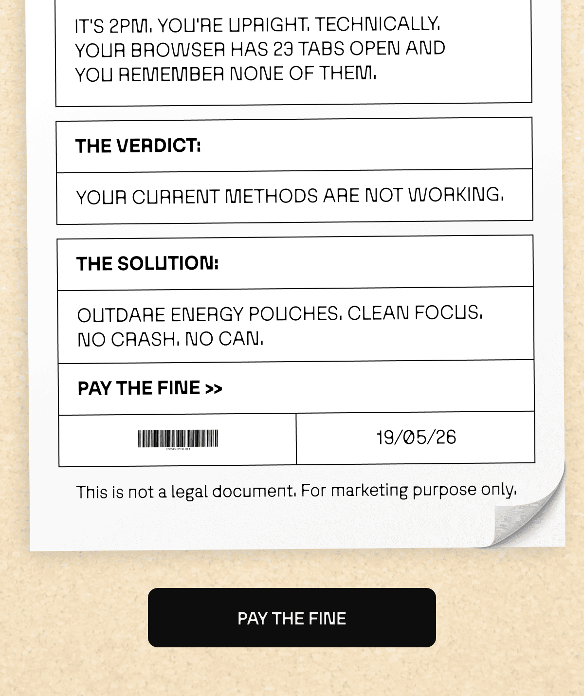 Pay the fine
